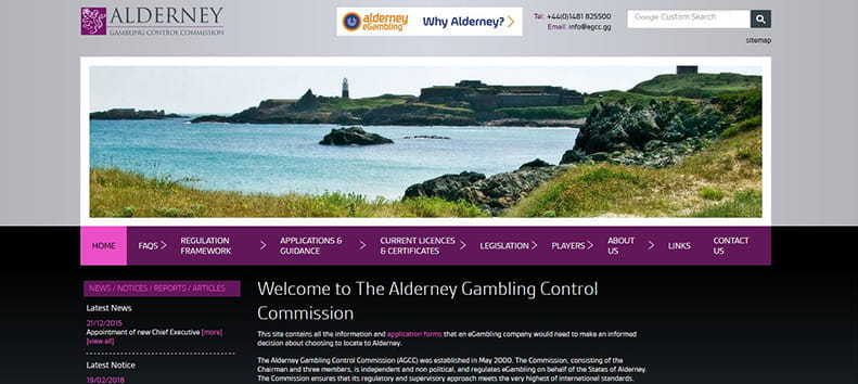 Vista previa de la Comisión de Control del Juego de Alderney