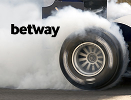 Logotipo de Betway para apuestas en la F1.
