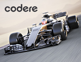 Logotipo de Codere para apuestas en la F1