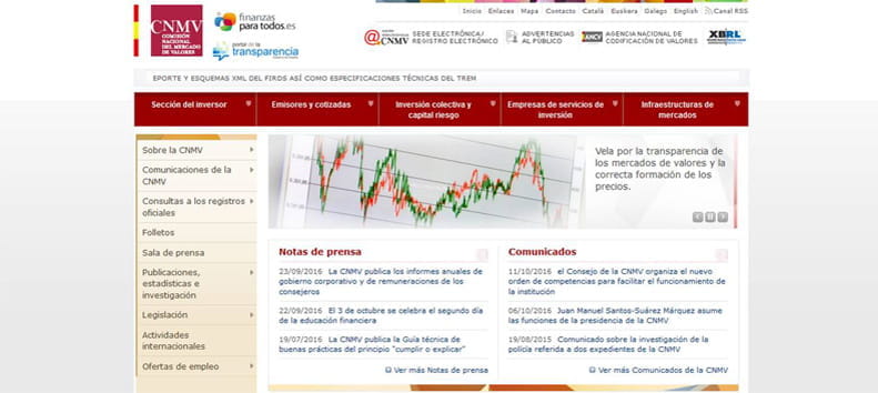La Comisión Nacional del Mercado de Valores es la principal autoridad financiera de España.