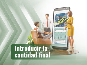 Dos personas presentando a una tercera los mejores sitios para hacer apuestas deportivas de pádel.