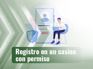Una persona creando un cuenta en un operador legal con bono sin depósito de casino.