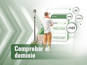 Hombre viendo tips de apuestas deportivas en una pantalla con dominios fiables superpuestos.