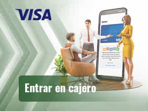 Hombre atendiendo una presentación sobre casinos online con Visa