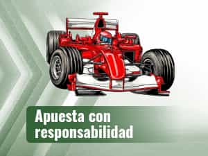 Un monoplaza de Fórmula 1 en plena carrera.