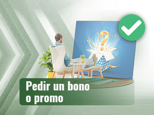 Pedir un bono o promo