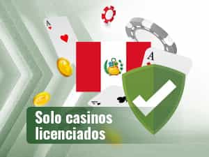 Juegos de casinos online licenciados con la bandera de Perú