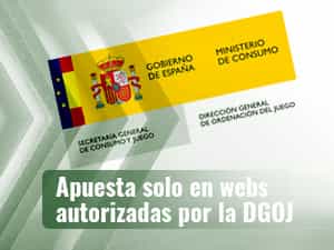 Sello de la Dirección General de Ordenación del Juego (DGOJ) del Gobierno de España.