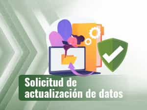 Una carpeta con datos, un portátil y un escudo de protección ante cualquier fraude bancario.