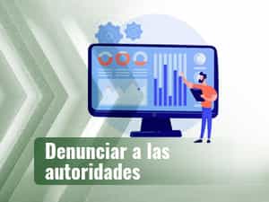 Una persona que hace presentación sobre cómo y dónde denunciar el robo de identidad.