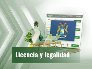 Hombre comparando páginas de juegos de azar legales en Michigan