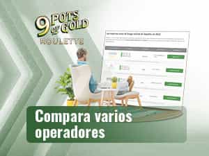 Hombre sentado delante de una pantalla grande para comparar casinos online.