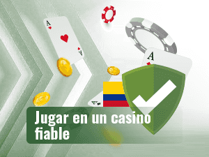 Fichas, dados y la bandera de Colombia