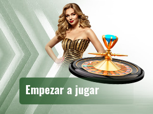 Crupier con una ruleta en vivo en un casino online
