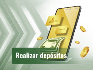 Escoger un método de pago en la pantalla de un celular para realizar un depósito inicial en el casino online con criptomonedas.
