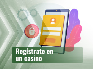 Dispositivo móvil con una ficha personal de casino online