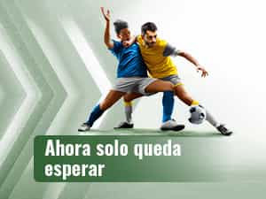 Dos futbolistas jugando a fútbol.