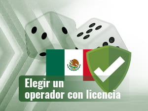 Escoger un operador con permiso válido en México para jugar a los dados virtuales.