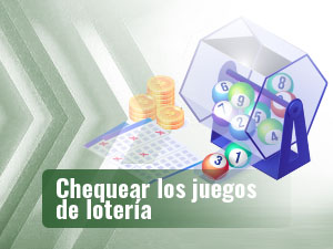 Bombo de lotería junto a monedas.