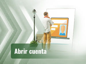Persona registrándose en un casino online con blackjack