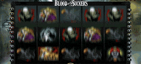 Partida real del juego de tragamonedas Blood Suckers.