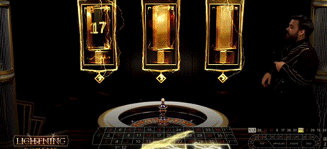Estudio del juego de casino en vivo Lightning Roulette