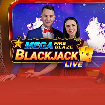 Live Mega Fire Blaze Blackjack.