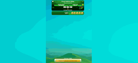 Video bingo Clover Rollover con su rollover de tréboles.