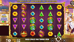 Tragamonedas Gates of Olympus en Royal Panda