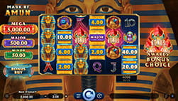 Máquina tragamonedas Mask of Amun en Vera&John