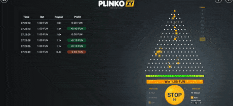Juego Plinko XY