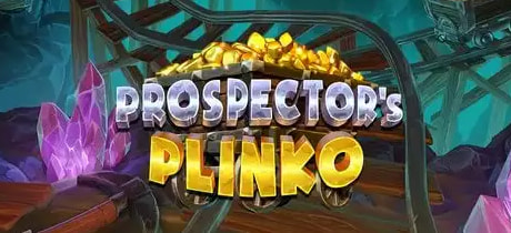 Portada del juego Prospector's Plinko disponible en casinos online de Chile.