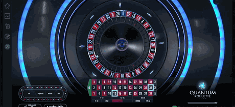 Multiplicadores activados en una mesa de Ruleta Quantum.