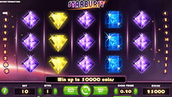Tragaperras Starburst en Yaass Casino