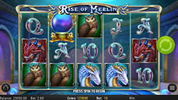 Tragaperras Rise of Merlin de Play'n GO en Stake