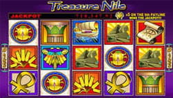 Tragamonedas Treasure Nile en Royal Vegas