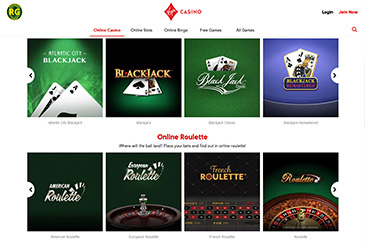 Oferta de juego en casino Virgin.