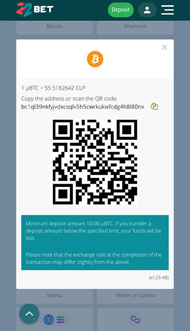 Escoge la criptomoneda o la red correcta al usar tokens.