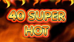 Portada de la tragaperras con bote 40 Super Hot de EGT para casinos online de Portugal.