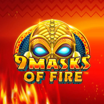 Logo de la slot 9 Masks of Fire.