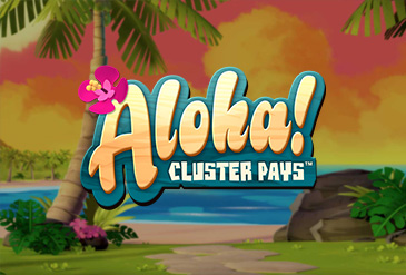 Portada de la tragaperras Aloha! Cluster Pays, disponible en casinos online.