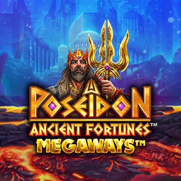 Logo de la slot Ancient Fortunes: Poseidon Megaways.