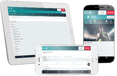 Casa de apuestas de fútbol Novibet en diferentes dispositivos electrónicos.