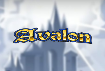 Portada de la tragaperras Avalon, disponible en casinos online.