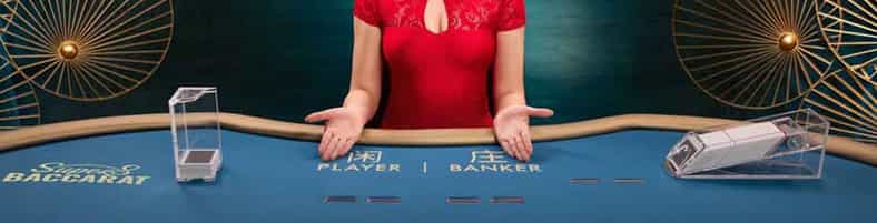 Casino en directo con baccarat en vivo.