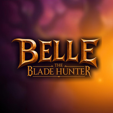 Logo de la slot Belle the Blade Hunter, juego disponible en los mejores casinos online con Bullshark Games.