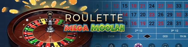 Ruleta Mega Moolah en un casino en vivo online