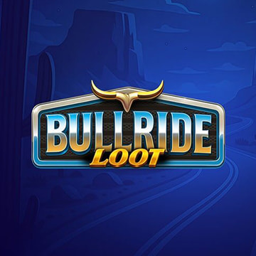 Logo de la slot Bullride Loot, juego disponible en los mejores casinos con Bullshark Games.