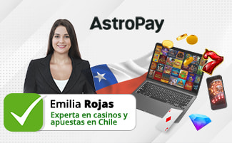 Emilia Rojas explica cuáles son los mejores casinos online con AstroPay en Chile