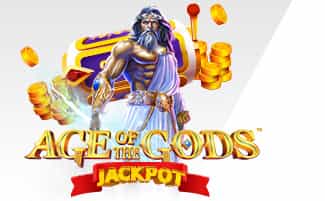Casinos online con tragaperras con bote Age of the Gods en España.